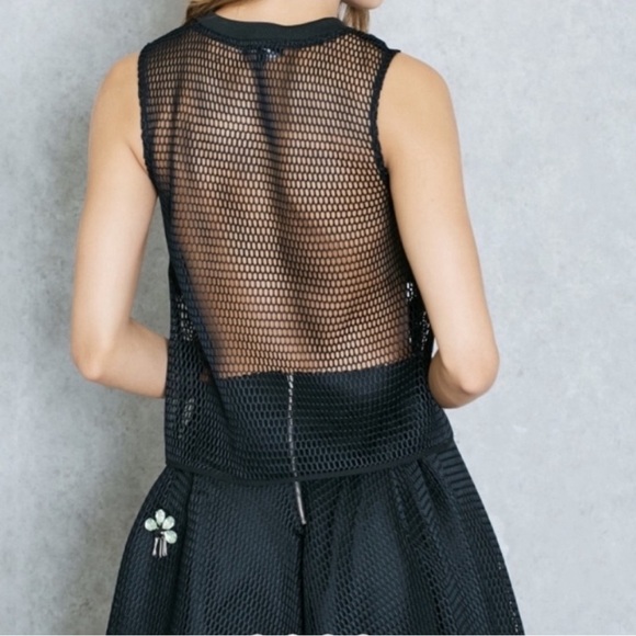 Mesh Top Jewel Embellishment | Size S - Picture 2 of 8